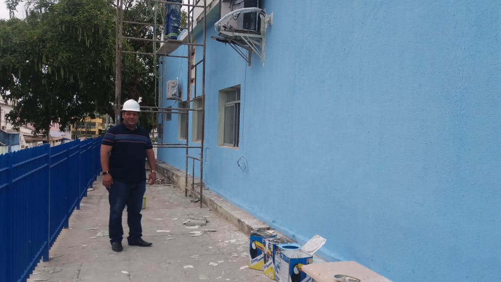 Câmara Municipal passa por reforma e ganhará nova área de convivência