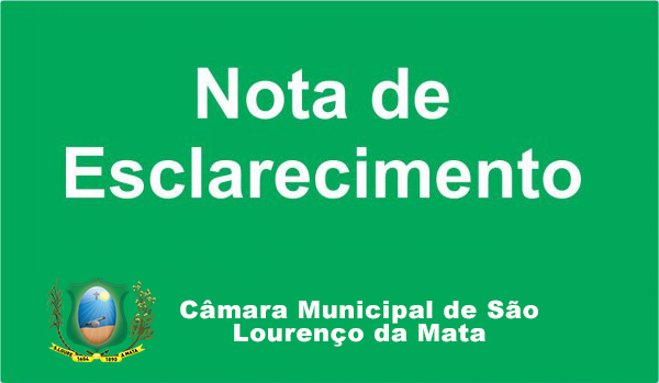 Nota de Esclarecimento