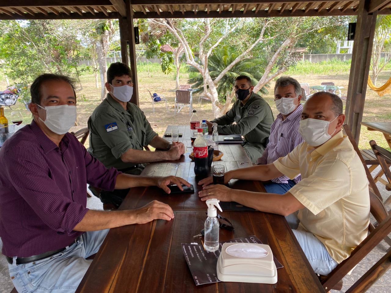 Presidente do Legislativo se reúne com comandante do 20° Batalhão de Polícia Militar