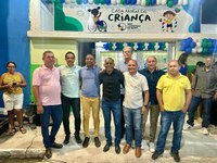 Vereadores prestigiam inauguração da Casa Amiga da Criança