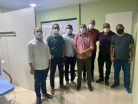 Vereadores prestigiam inauguração do Laboratório e Consultório Odontológico Luiz Cabral de Oliveira 