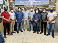Vereadores recebem deputado federal para anúncio de emendas para São Lourenço da Mata
