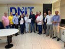 Vereadores se reúnem com superintendente regional do DNIT, Cacildo de Medeiros